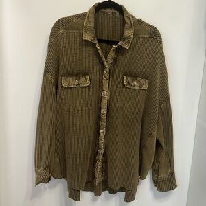 Free People button down